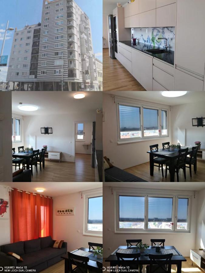 Modern Apartment Bei U Bahn Simmering Wina Bagian luar foto